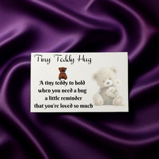 A Tiny Hug Teddy Bear Little Pocket Hug Gift | Thoughtful Token
