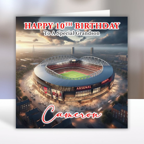 Arsenal personalised birthday - arsenal,