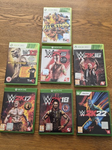 Wwe games lot pal xbox - wwe/2k,