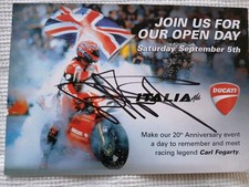 Carl Fogarty signed open day