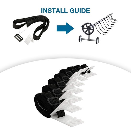 8pcs pool cover straps - cover,