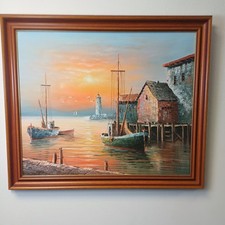 Max Savy Original Oil Painting