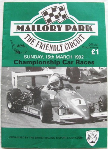 Mallory park mar 1992 brscc - mar,