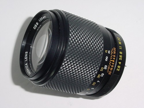 Yashica 135mm dsb manual - 135mm, f2.8