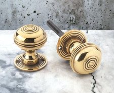 Aged brass bloxwich - brass, knobs