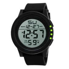 LED Screen Digital Sports Watch Men's Watches Stopwatch Date Military Watches UK