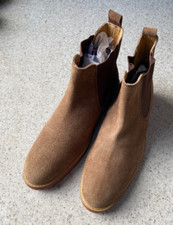 New Gucinari Brown Suede Chelsea Boot  mens UK size 8  EU 42 new