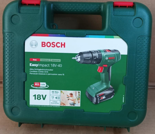 Cordless combi drill 18v 40nm - combi,