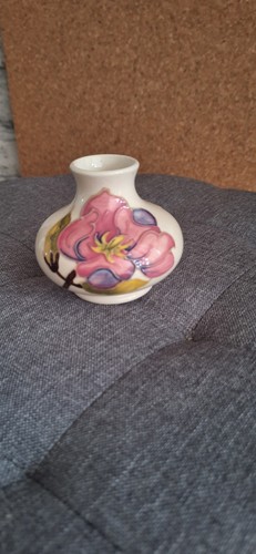 Moorcraft pottery squat - moorcraft, vase