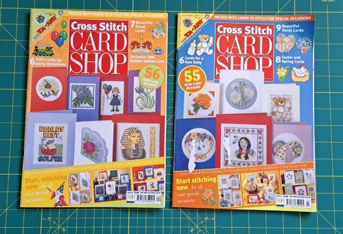 Cross stitch card - cross,