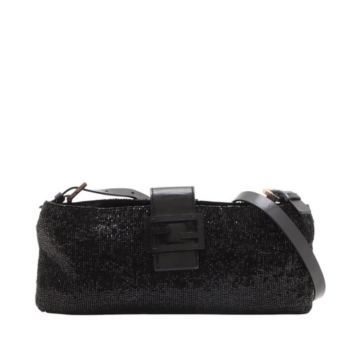 Fendi black sequin beaded - fendi,