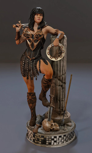 Xena warrior princess - xena, statue