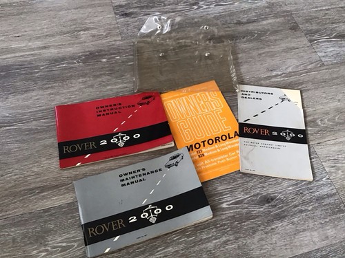 Rover 2000 owners instruction - owners,