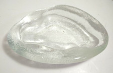 BLENKO CLEAR ART GLASS ASHTRAY