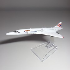 British Airways BA Airline Concorde Aircraft Plane Display Model - 16cm - 1/400
