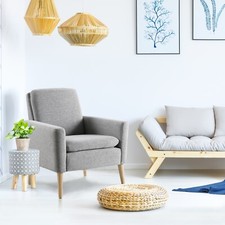 Modern accent fabric armchair - modern,