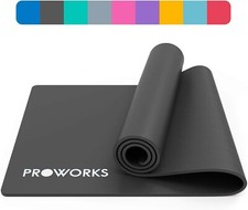 Proworks Large Padded Yoga Mat for Pilates/Exercise/Gymnastics
