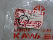 KAWASAKI NOS PISTON PIN CIRCLIPS (2) KX500 KX420 W1 W2 KDX400 KDX450 Z750 Twin