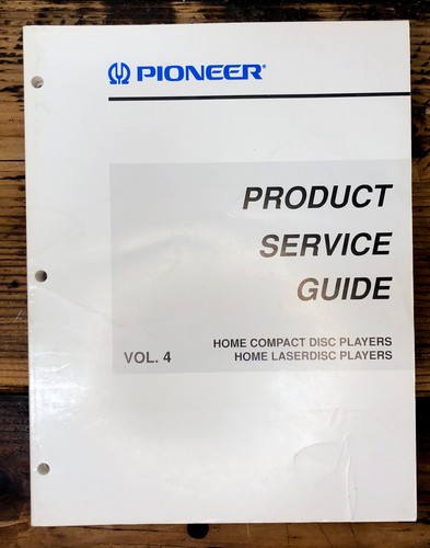 Pioneer prod service guide - guide, vol