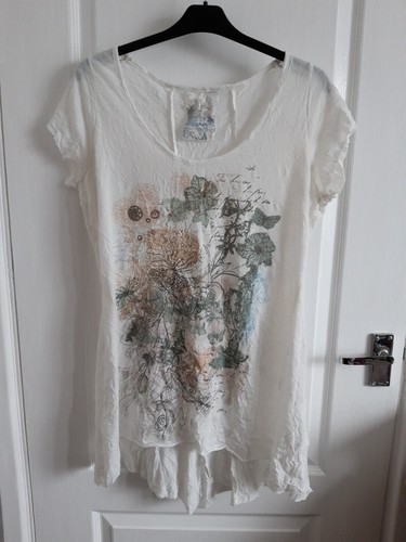 Bhs ladies white front - front, print