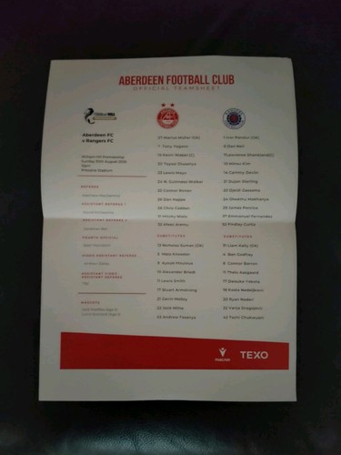 2026 teamsheet aberdeen - 2026,