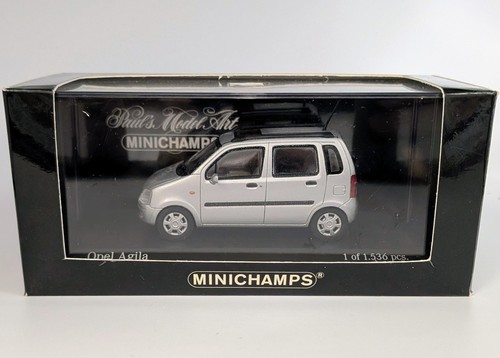 Minichamps opel agila silver - agila,