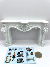 Dolls house carved fireplace - dolls,