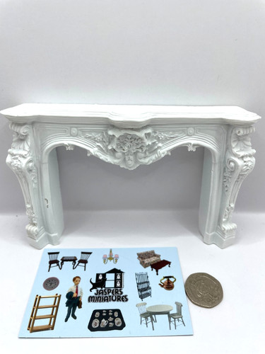Dolls house carved fireplace - dolls,