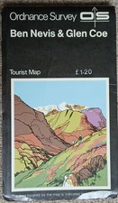 OS I" Tourist Map, Ben Nevis &