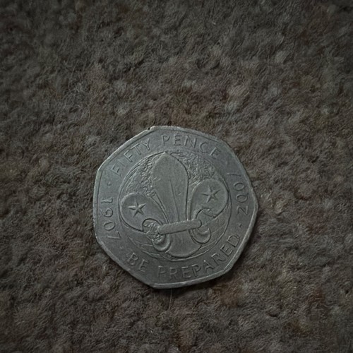 2007 50p coin prepared - 50p,