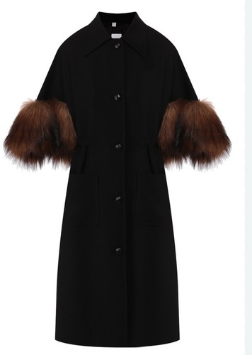Burberry wool coat with - coat,
