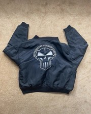 Vintage 90s Rotterdam Terror Rave Corps MA1 Bomber Jacket