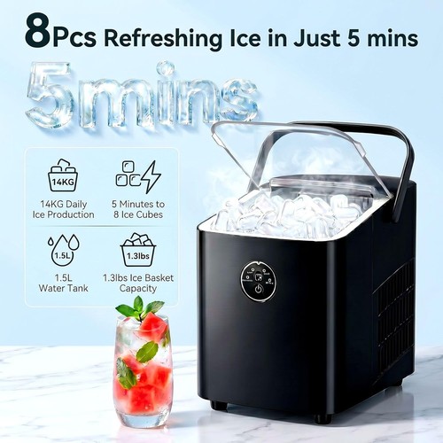 Portable self cleaning ice - portable, self-cleaning