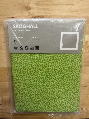 Ikea skoghall pillowcase green - ikea,