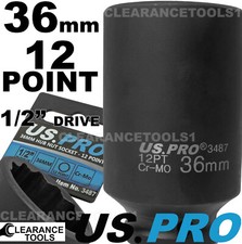 US PRO 36mm 1/2 dr 12 Point
