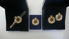 ROYAL ENGINEERS CUFFLINKS, TIE