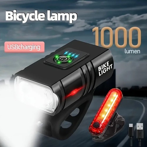 Led mountain bike light - mountain, usb