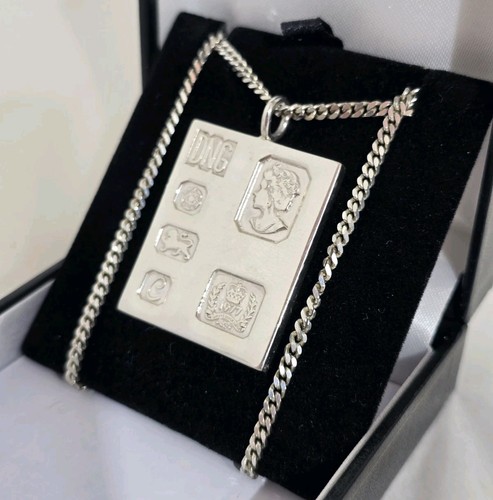 Vintage sterling silver ingot
