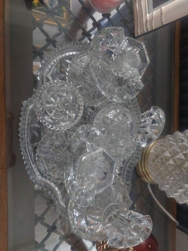 Peice crystal vanity set - vanity,