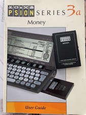 Psion Series 3a Money Software