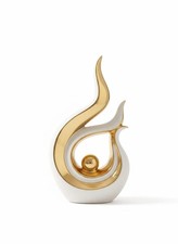 Ceramic Gold Plated Vase 27 x