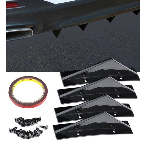 Car rear bumper diffuser shark - bumper,