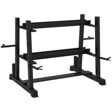 SPORTNOW 3-Tier Dumbbell Rack