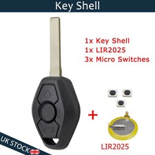 3 Button Remote Key Fob Case +