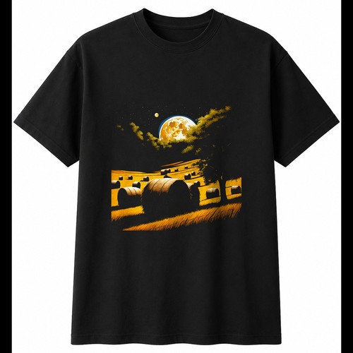 Hay bales moonlight mens - moonlight,