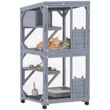 Pawhut outdoor catio wooden - outdoor,