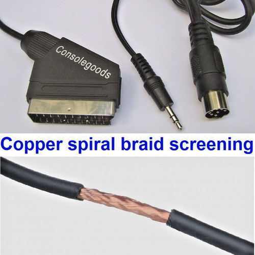 Rgb scart lead stereo sound - scart,