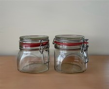 Glass Jars with Airtight Metal