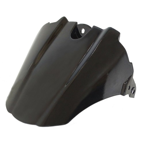 Black rear hugger fender - black,