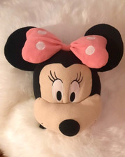 MINNIE MOUSE PLUSH BACKPACK  GIRL SPACE INSIDE IS SMALL & FITS PHONE